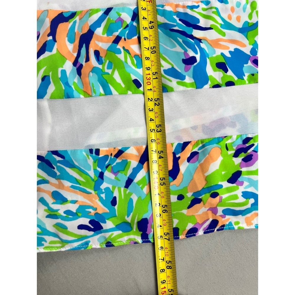 Lilly Pulitzer Deanna Long Maxi Dress in Sea Soirée Print Women Medium Boho Chic - Picture 6 of 13